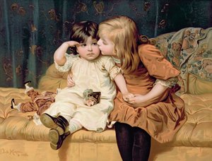 Never Mind, from a Pears Annual, 1884 by Frederick Morgan